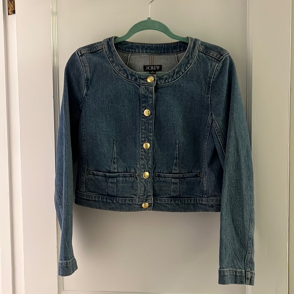 J.Crew, denim Louisa Lady, Jacket, size 4.